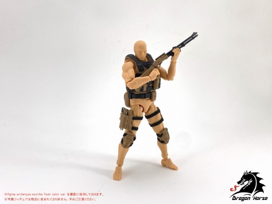 DH-E001AD 1/12可动人偶使用 装备套装A(突击) 沙漠Ver.