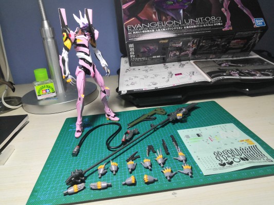 RG 福音战士新剧场版：Q 泛用人型决战兵器 人造人EVA 正规实用型(Wille Custom) 8号机α