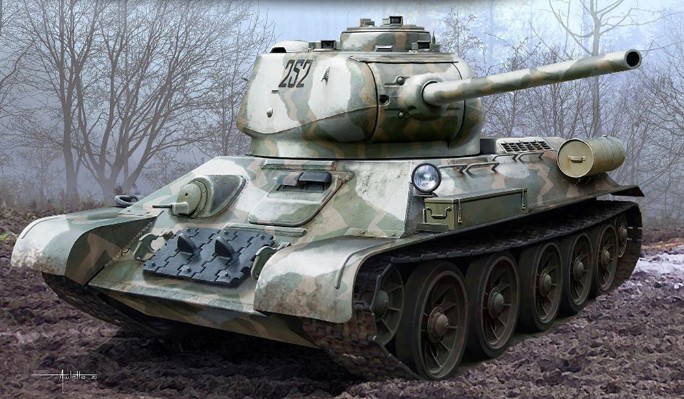 苏联 T34-85 坦克