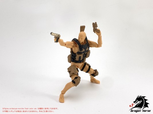 DH-E001AD 1/12可动人偶使用 装备套装A(突击) 沙漠Ver.