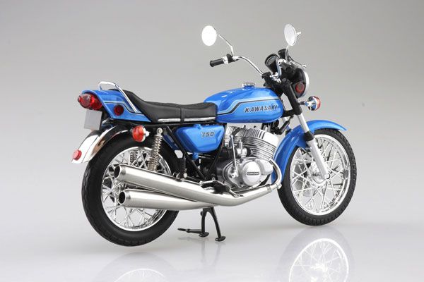 1/12 完成品摩托车 川崎 750SS MACH IV (欧洲样式) 糖果蓝