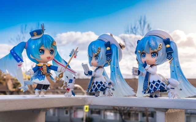 粘土人#1539 VOCALOID 初音未来 雪未来 Glowing Snow