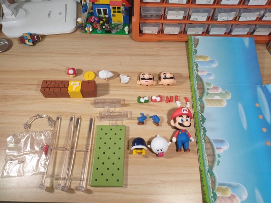 粘土人#473  超级马力欧系列 马力欧