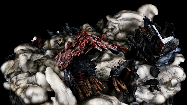 Elite Exclusive Statue 进击的巨人 巨人&三笠·阿克曼&铠之巨人