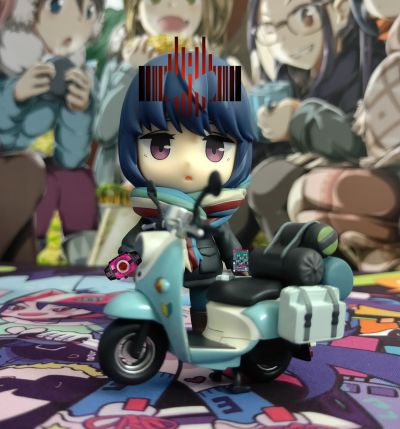 粘土人#1451 摇曳露营△ 志摩凛 摩托之旅