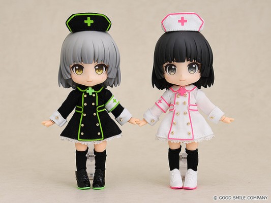 粘土娃: 服装套组 护士服 黑色