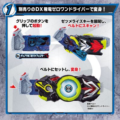 Zero-One Others：Kamen Rider Vulcan&Valkyrie DX Dire Wolf Zetusme RiseKey & Serval Tiger Zetusme RiseKey