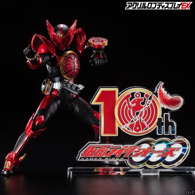 中文名称亚克力logo摆件ex假面骑士欧兹10周年纪念标识