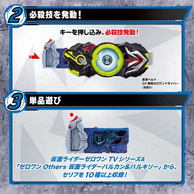 Zero-One Others：Kamen Rider Vulcan&Valkyrie DX Dire Wolf Zetusme RiseKey & Serval Tiger Zetusme RiseKey