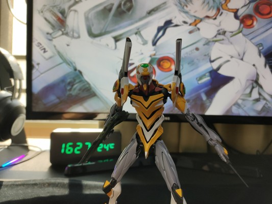 RG 新世纪福音战士新剧场版 泛用人型决战兵器 人造人 Evangelion 试验初号机零号机DX 阳电子炮套装