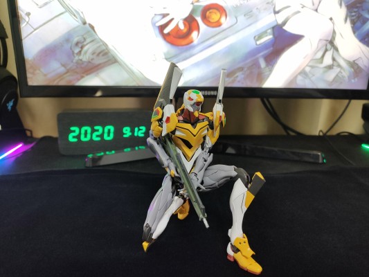 RG 新世纪福音战士新剧场版 泛用人型决战兵器 人造人 Evangelion 试验初号机零号机DX 阳电子炮套装