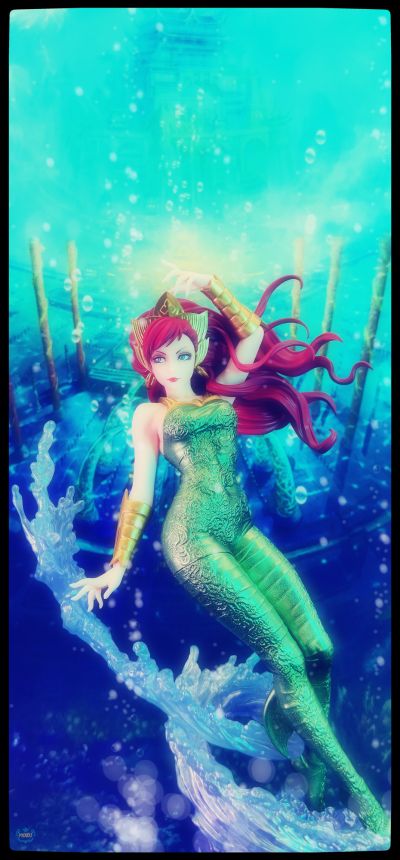 美少女雕像 海王 湄拉