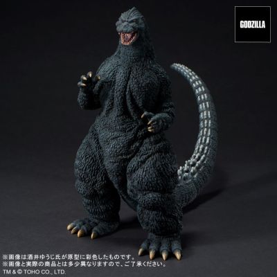 东宝30cm系列 酒井裕司造形杰作 哥斯拉大战王者基多拉 哥斯拉(1991) 网走市激斗！