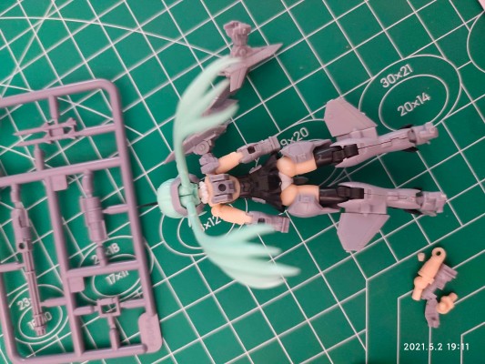掌上尺寸少女 机甲少女 短剑 XF-3 低可视度