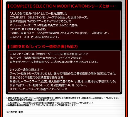 CSM系列   假面骑士555 555加速器