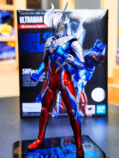 S.H.Figuarts 大怪兽之战 奥特银河传说 THE MOVIE 赛罗奥特曼 10周年特别配色版