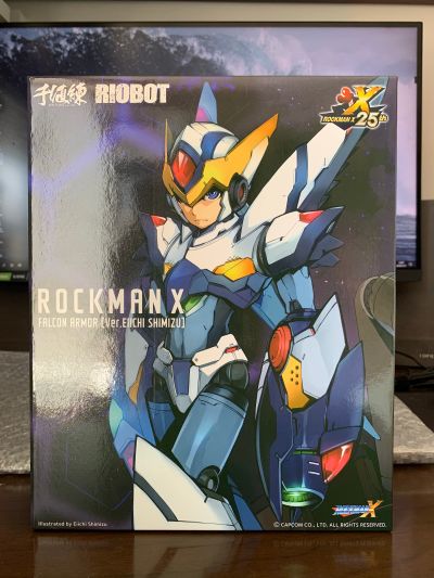 RIOBOT 洛克人X 洛克人艾克斯 猎鹰装甲Ver. EIICHI SHIMIZU