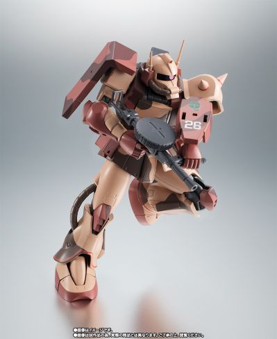 ROBOT魂＜SIDE MS＞ 机动战士高达 起源 MSD MS-06D 沙漠型扎古 狞猫队所属机 ver. A.N.I.M.E.