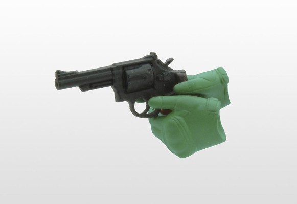 小军械库 [LAOP07]  figma用战术手套 2 左轮手枪套装「绿色」