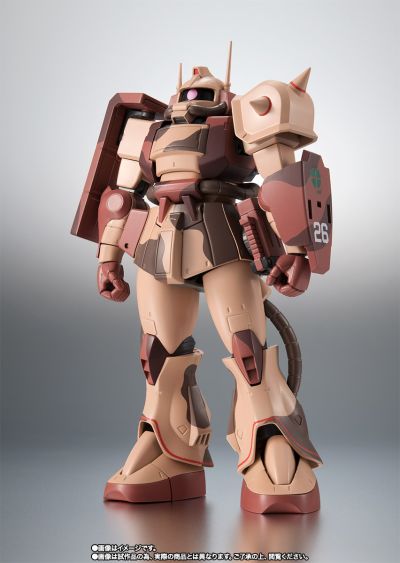 ROBOT魂＜SIDE MS＞ 机动战士高达 起源 MSD MS-06D 沙漠型扎古 狞猫队所属机 ver. A.N.I.M.E.