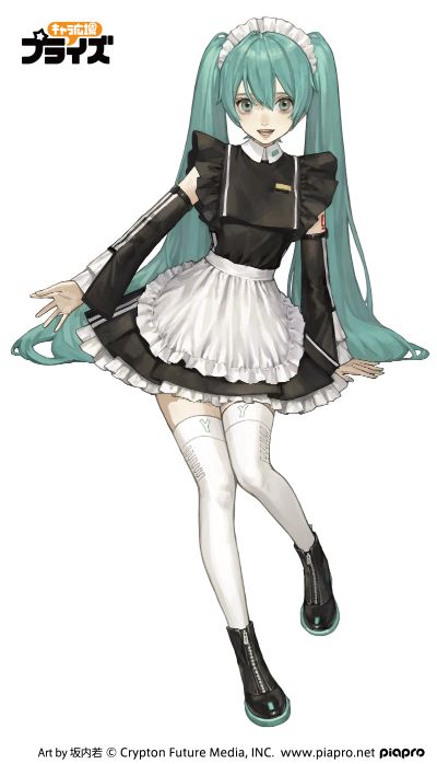 压泡面 初音未来 休闲女仆装