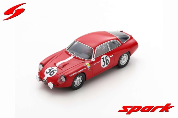 S9054 阿尔法·罗密欧 GIULIETTA GZ NO.36 24H LE MANS 1963 K. FOITEK - A. SCHÄFER