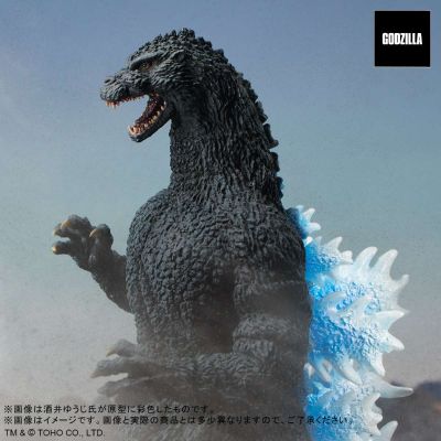 东宝30cm系列 酒井裕司造形杰作 哥斯拉大战王者基多拉 哥斯拉(1991) 网走市激斗！