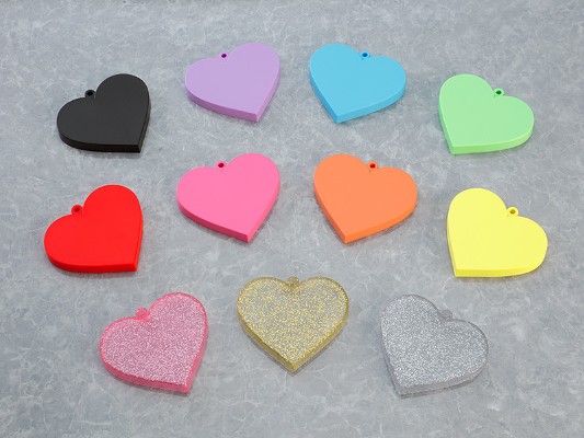 粘土人配件 心型底座