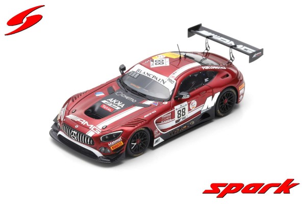 SB259 梅赛德斯-AMG GT3 NO.88 MERCEDES-AMG TEAM AKKA ASP 24H SPA 2019 V. ABRIL - F. SCHILLER - R. MARCIELLO LIMITED 500