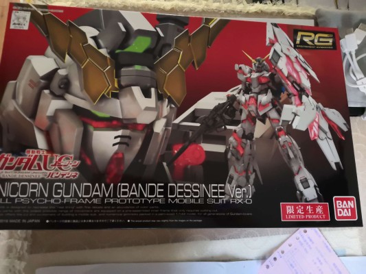 RG 1/144 独角兽高达（BANDE DESSINEE漫画版）