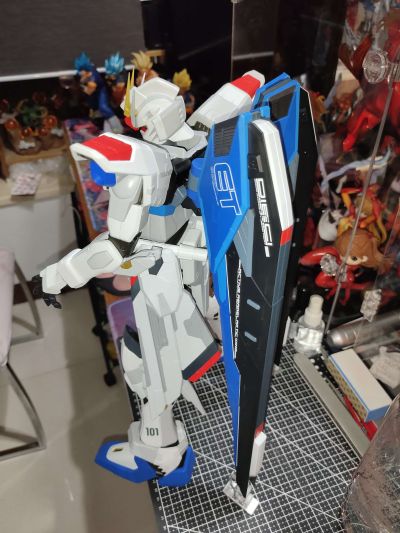 1/24  机动战士高达SEED ZGMF-X10A  实物大自由高达立像微缩雕像