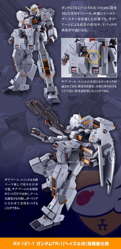 METAL ROBOT魂 ＜机动战士系列＞ 提坦斯的旗下  高达TR-1[海兹尔改] 与 附属配件套装