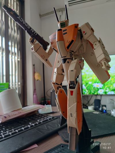 DX 超合金 超时空要塞 VF-1D 瓦尔基里 与 风叶赛艇