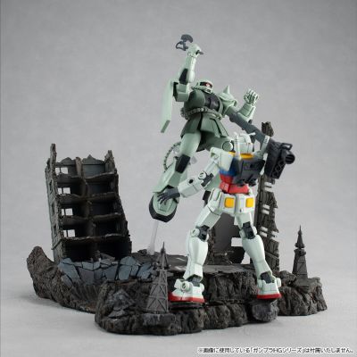 名场面还原系列 机动战士高达（1/144 HG系列用） G卡组  【GS02】 纽约市废墟