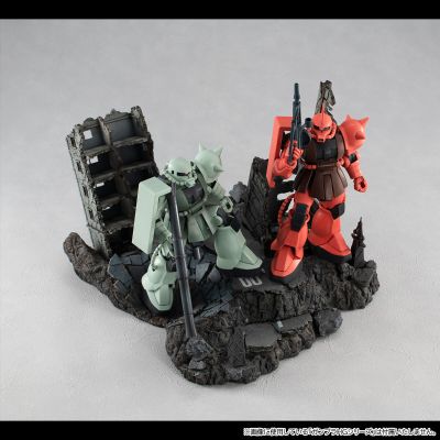 名场面还原系列 机动战士高达（1/144 HG系列用） G卡组  【GS02】 纽约市废墟
