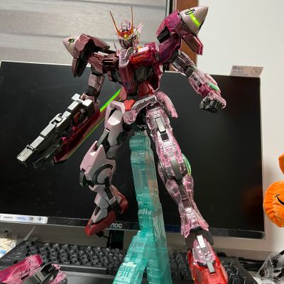 	PG 机动战士高达00 GN-0000 00高达 &GN-0000 00高达&GN-0000 + GNR-010 00斩击强化模组 Trans-Am模式