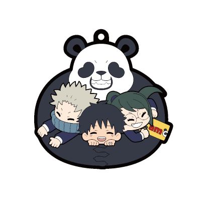 剧场版 咒术回战 零 双人组橡胶挂件