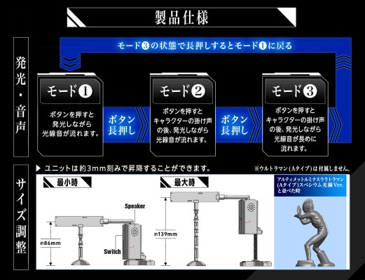 声光特效件 奥特曼系列 第壹弹