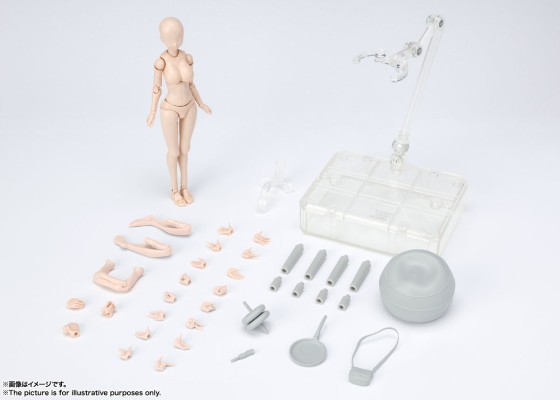 S.H.Figuarts 女性素体 -矢吹健太朗- 豪华套装 (淡橙色)
