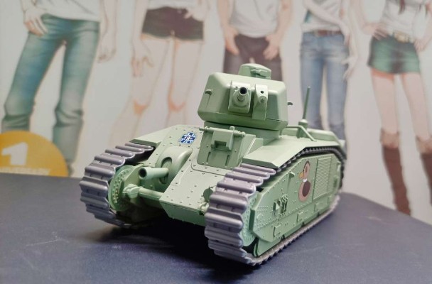 粘土人More 少女与战车 最终章 B1-bis重型坦克