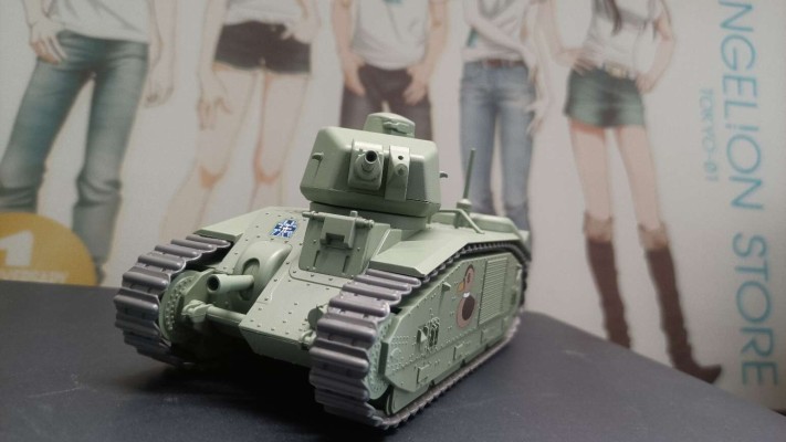 粘土人配件系列 少女与战车 最终章 B1-bis重型坦克