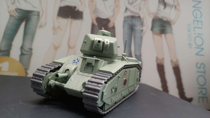 粘土人More 少女与战车 最终章 B1-bis重型坦克