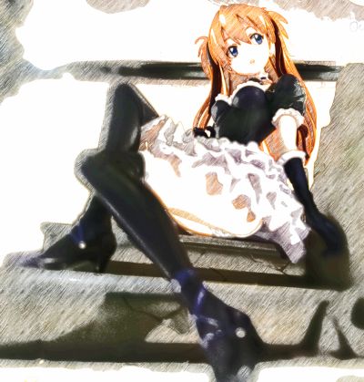 新世纪福音战士新剧场版 式波・明日香・兰格雷 战斗服 新剧场版配色