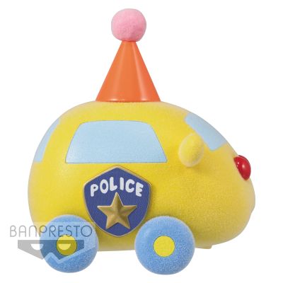 软萌 天竺鼠车车 ～西罗摩与巡警车车～ B款 巡警车车