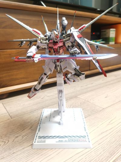 METAL BUILD 机动战士高达SEED 高清重制版 MBF-02+EW454F 嫣红强袭高达 凤凰装备