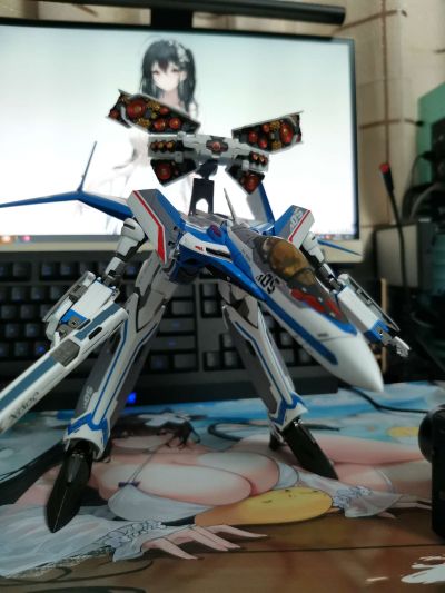 DX 超合金 超时空要塞DELTA 绝对LIVE VF-31J 齐格飞 疾风·伊梅尔曼专用机 【FAULD投影单元装备】