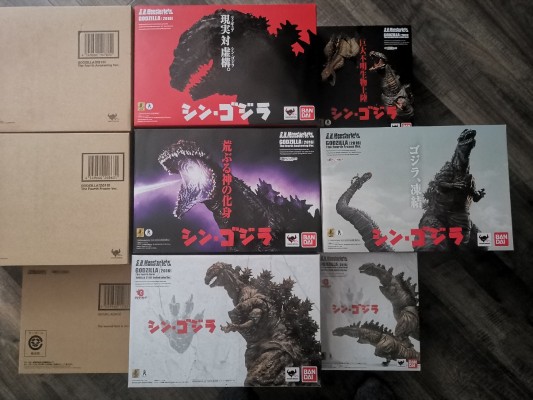 S.H.MonsterArts 新哥斯拉 哥斯拉（2016） 第四形态  冻结版