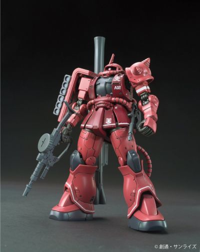 HG 安彦良和 / 机动战士高达：起源 展览会 MS-06S 夏亚专用扎古II 赤色彗星版