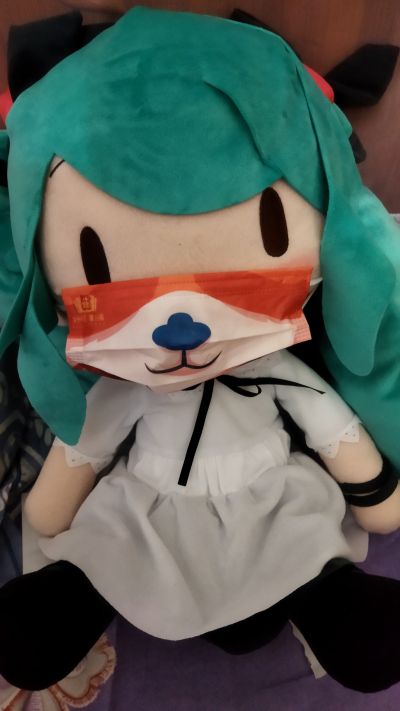 软绵绵毛绒 LL尺寸 初音未来 歌姬计划F2 世界第一公主殿下