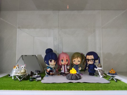 粘土人#1623 摇曳露营△ 各务原抚子 单人露营Ver.